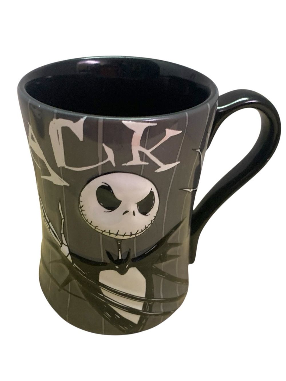 3D Nightmare Before Christmas Jack Skellington Mug Disney Store 16 oz Heavy